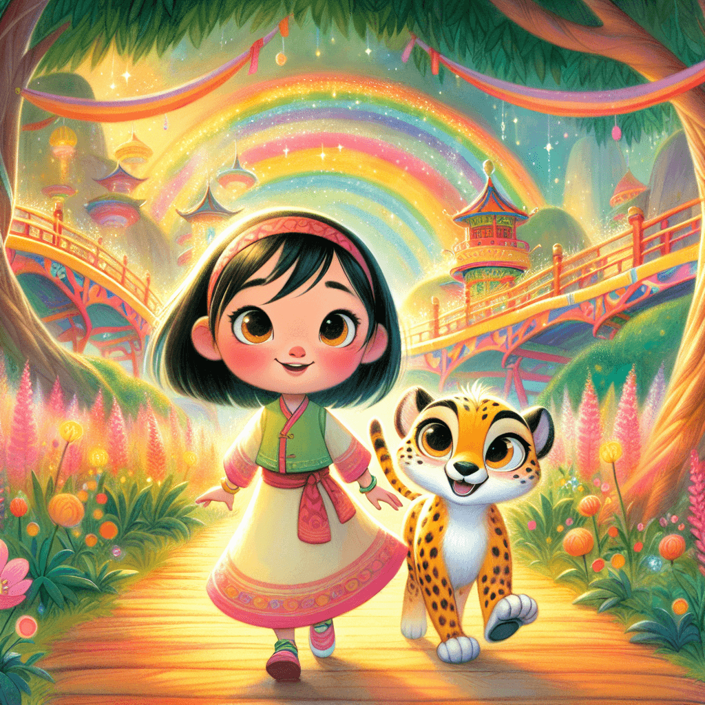 Cover for Aria and the Rainbow Bridge